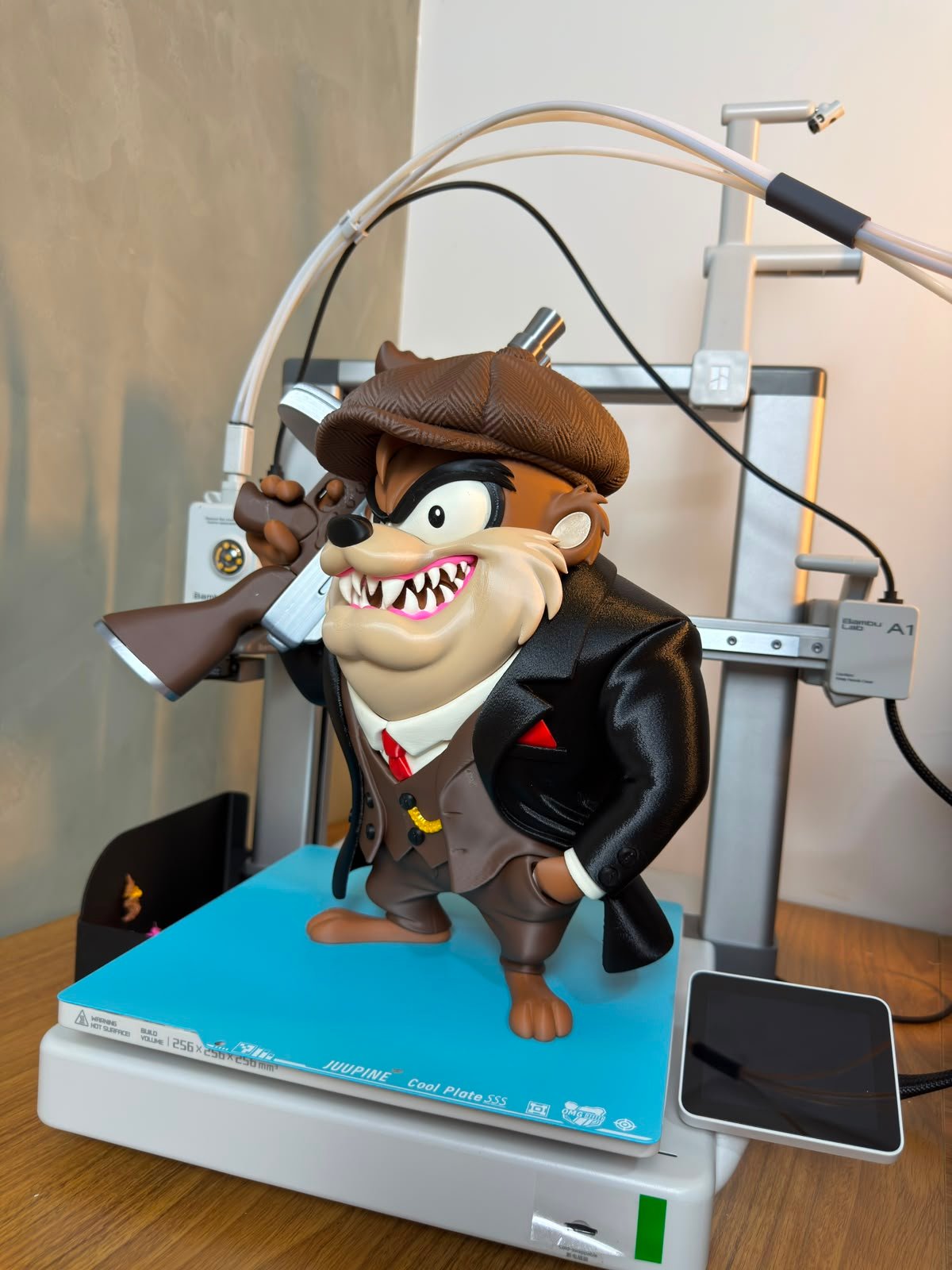Taz Peaky Blinder impresso em 3D